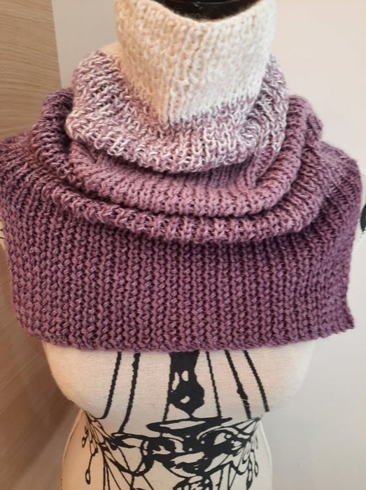 Alpaca and Silk Ombre Cowl